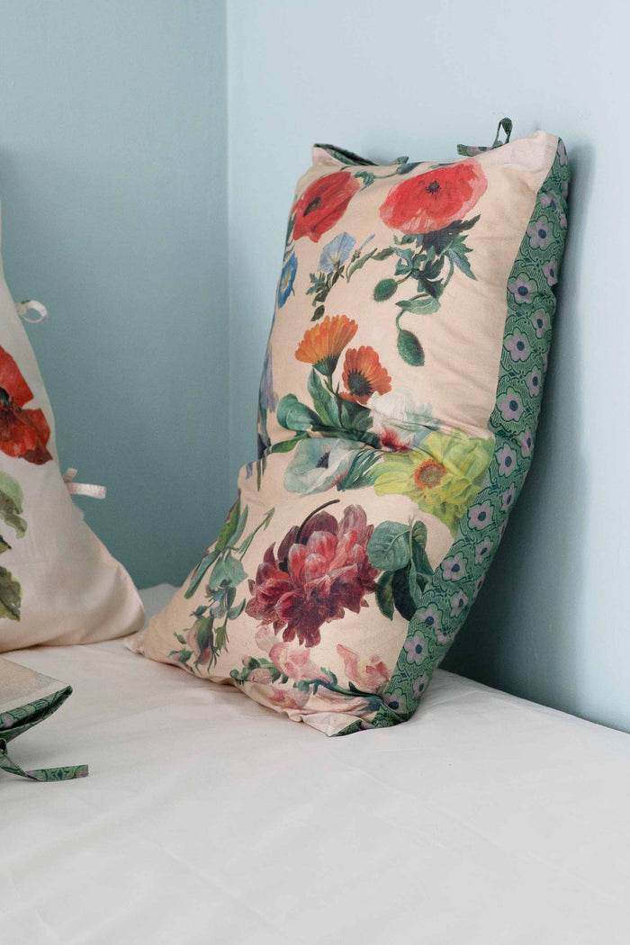 SummerFlowersPC pillow with floral print