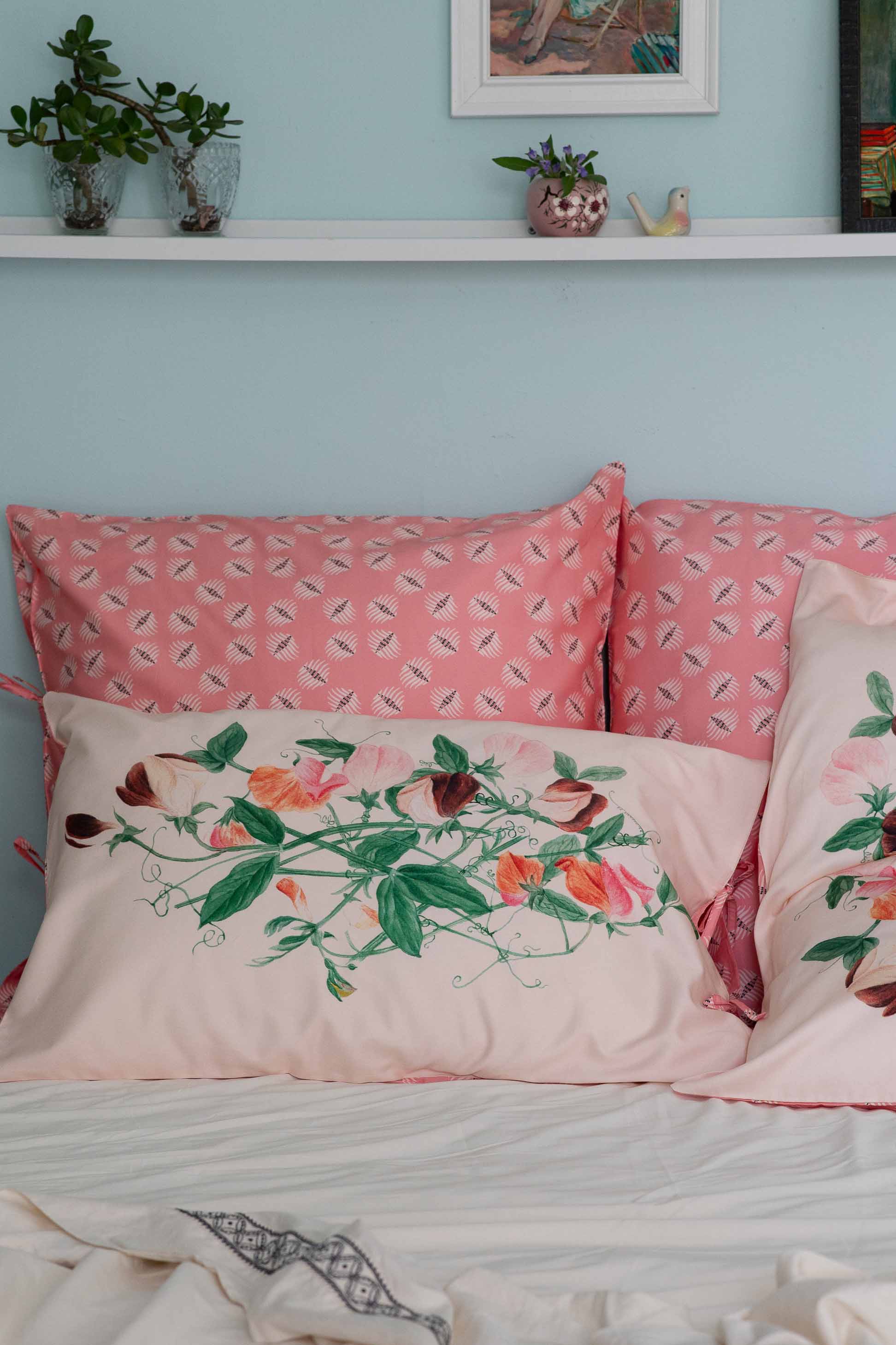 Sweetpea pillowcase set