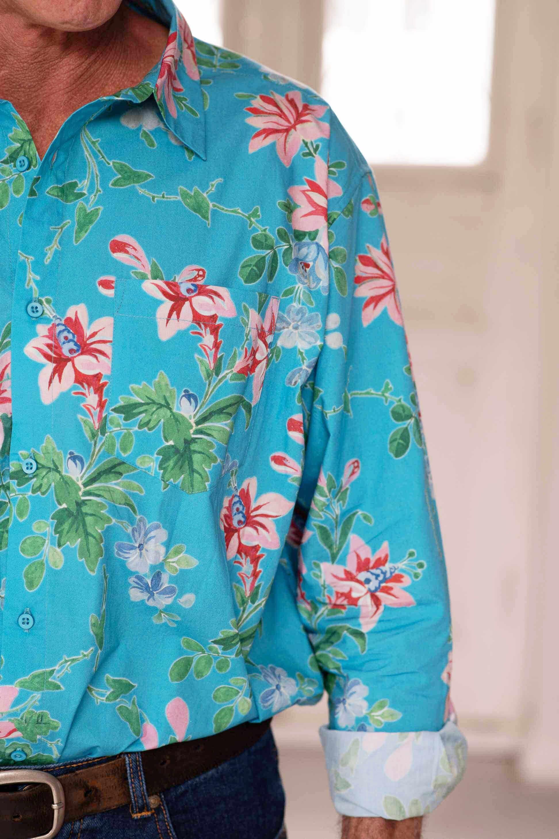 Ted Bluesette floral shirt