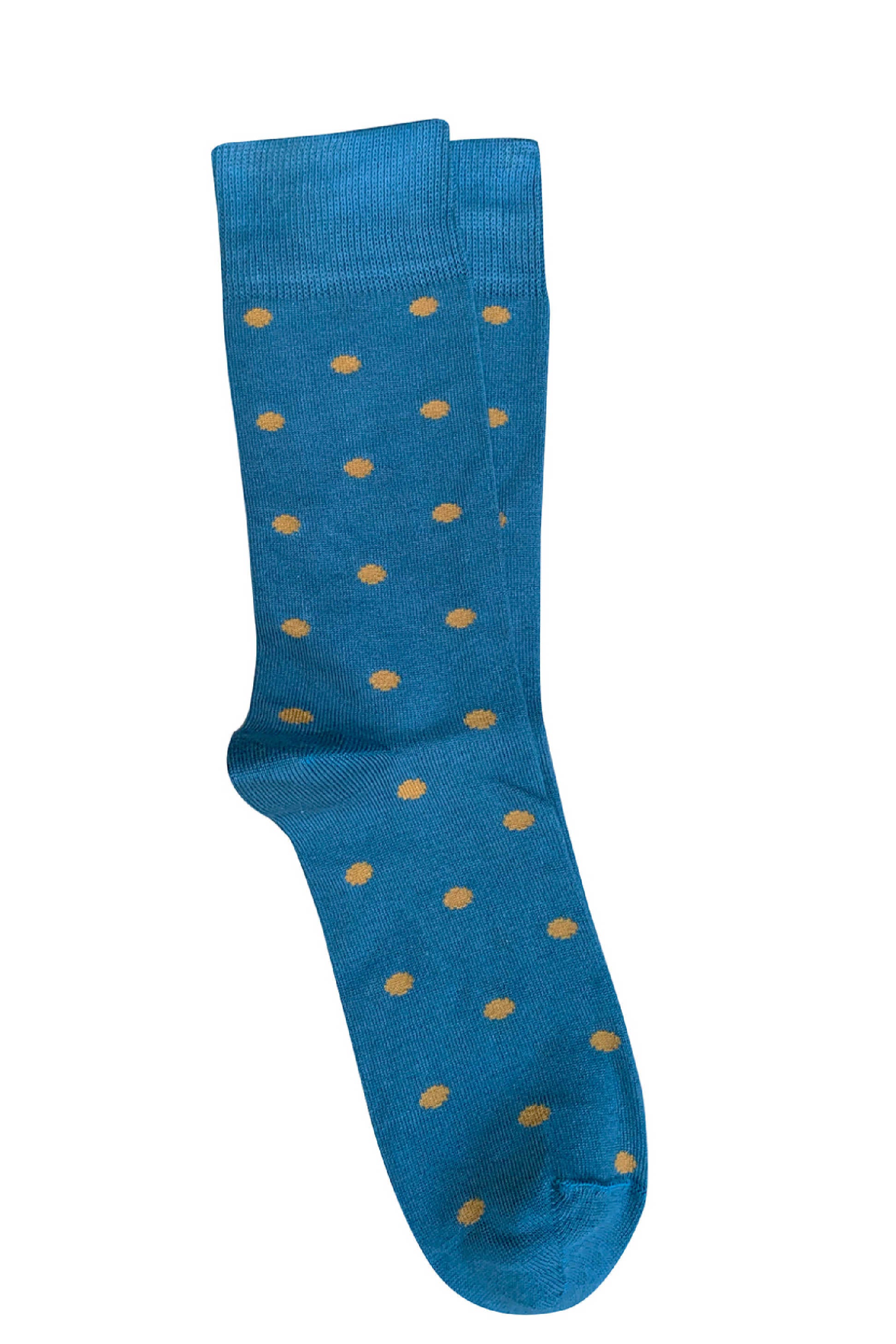 Spotty Cotton Socks Petrol