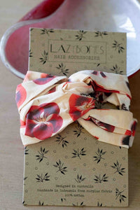 Geranium floral headband by Lazybones