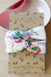 Orchid floral turban hair accessory