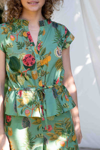 VidaTropics OllieTropics floral print top and shorts