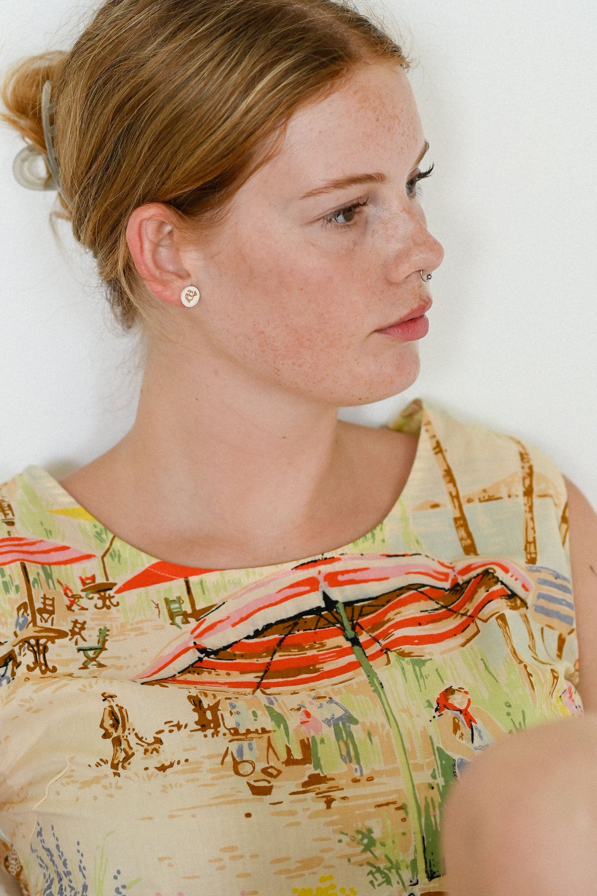 Whale Porcelain Earrings Octopus