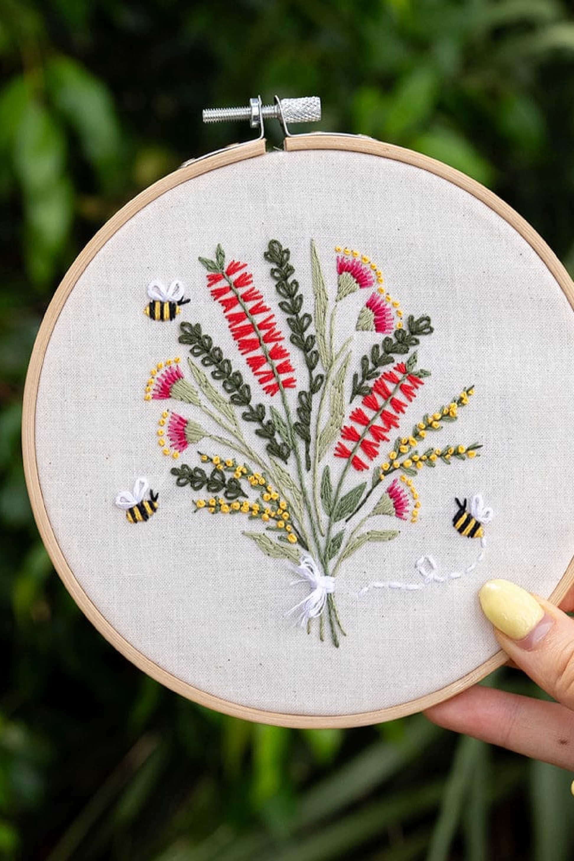 Australian Native Bouquet Embroidery Kit