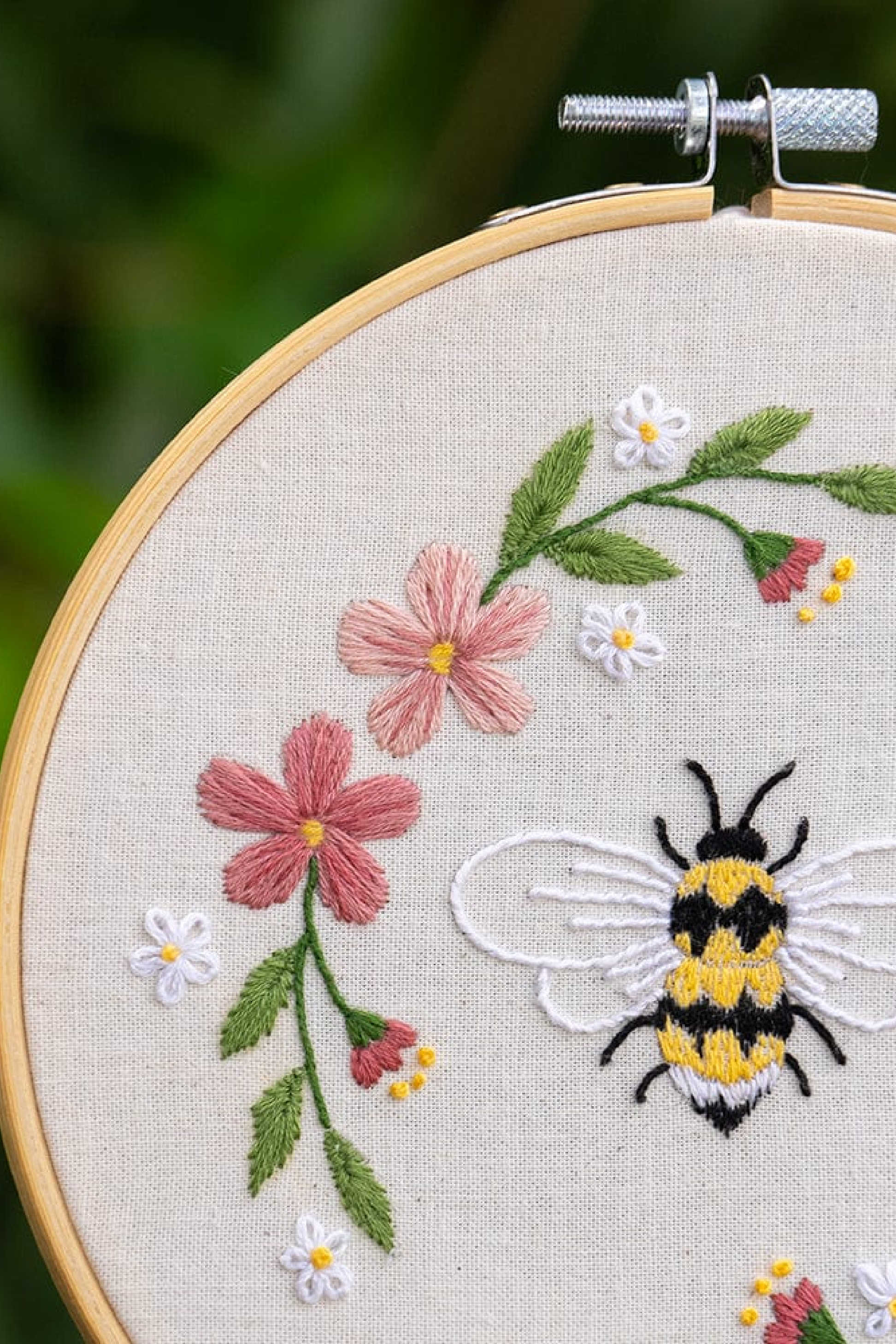 Honey Bee Embroidery Kit