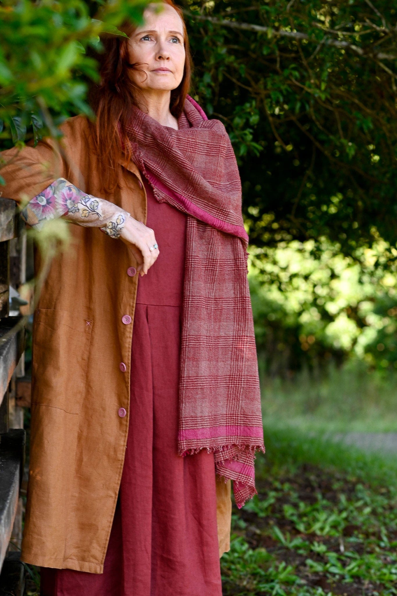 Elva Scarf Check
