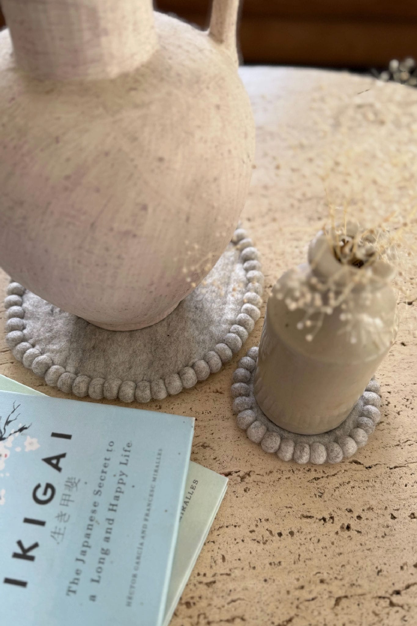 Felt Trivet Set Cloud