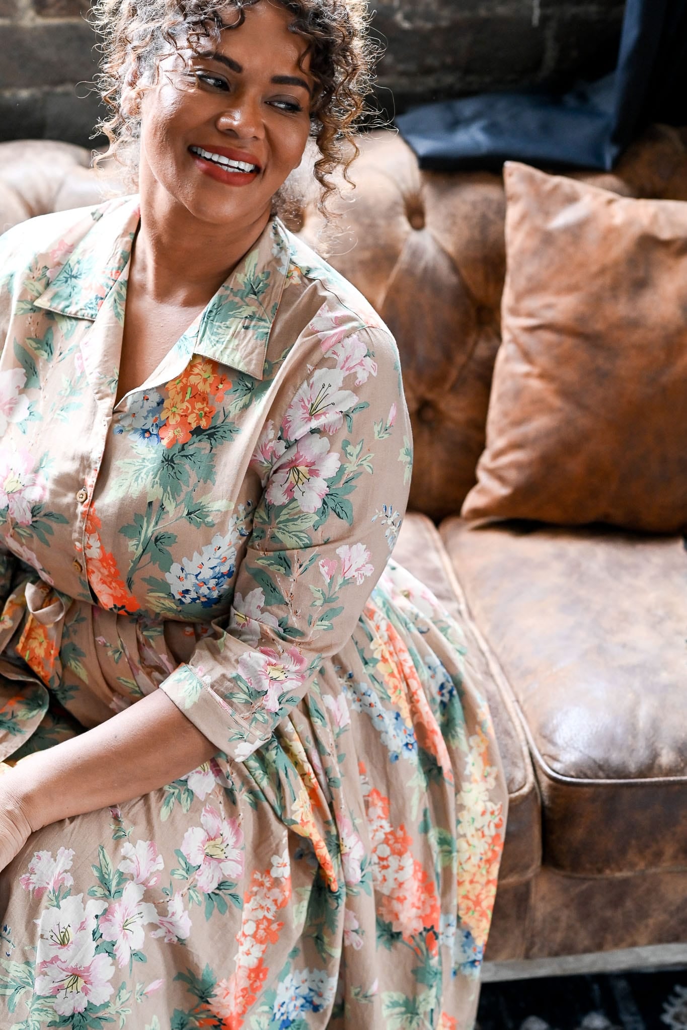 floral fit & flare gianna dress