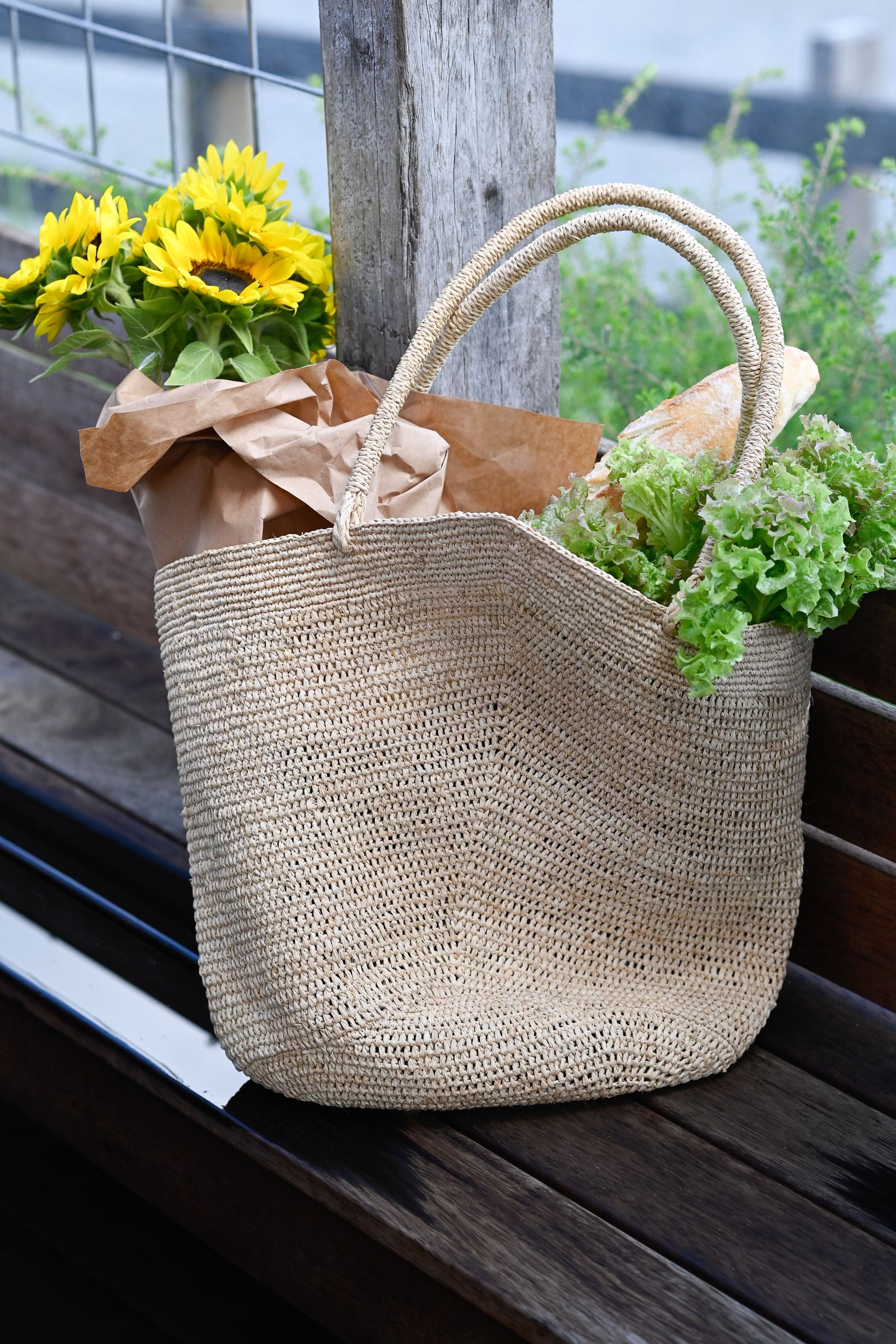 Gemma Handwoven Beach Bag