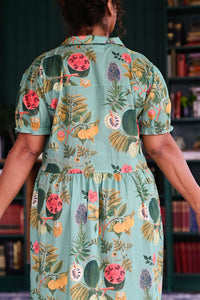 georgia dress tropics back