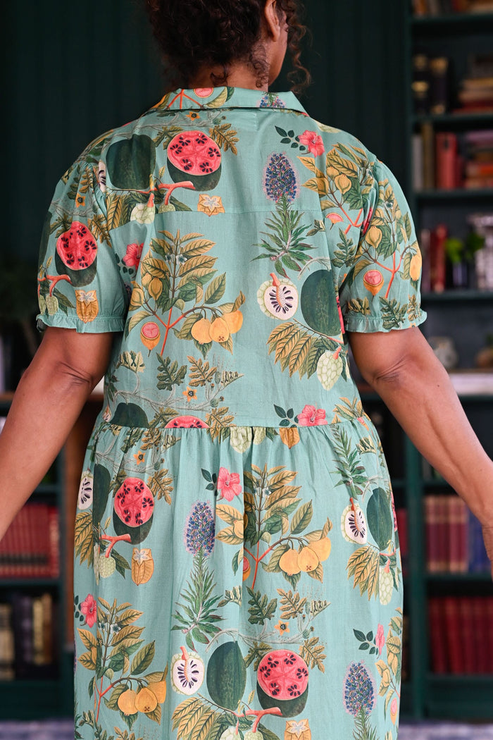 georgia dress tropics back