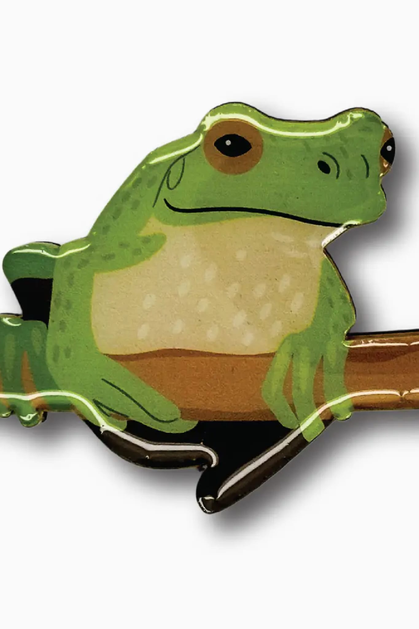 Green Tree Frog Brooch