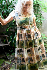 vintage style heidi dress nature studies