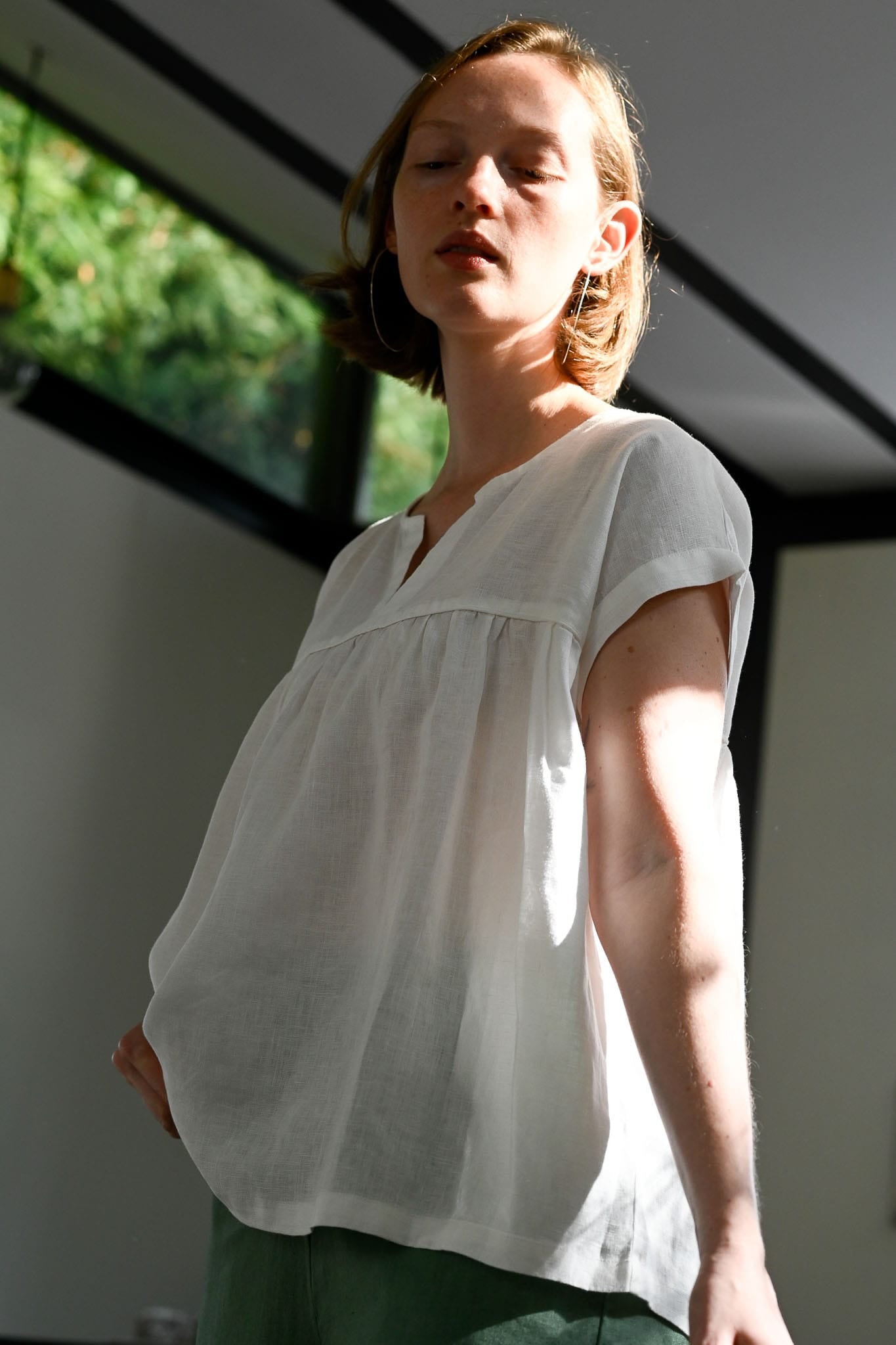 Julia top Warm White