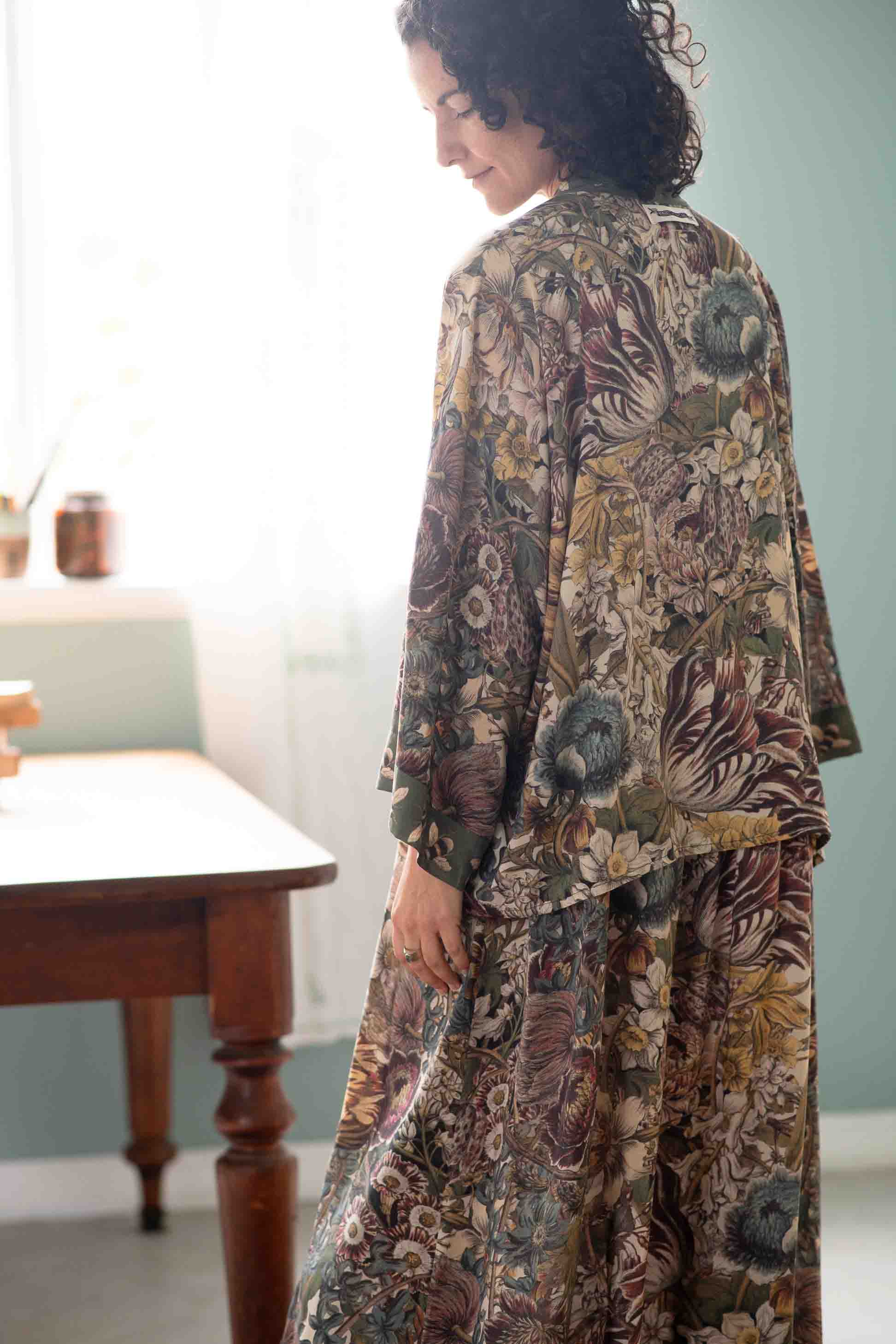 Love Grows Wild Crop Kimono