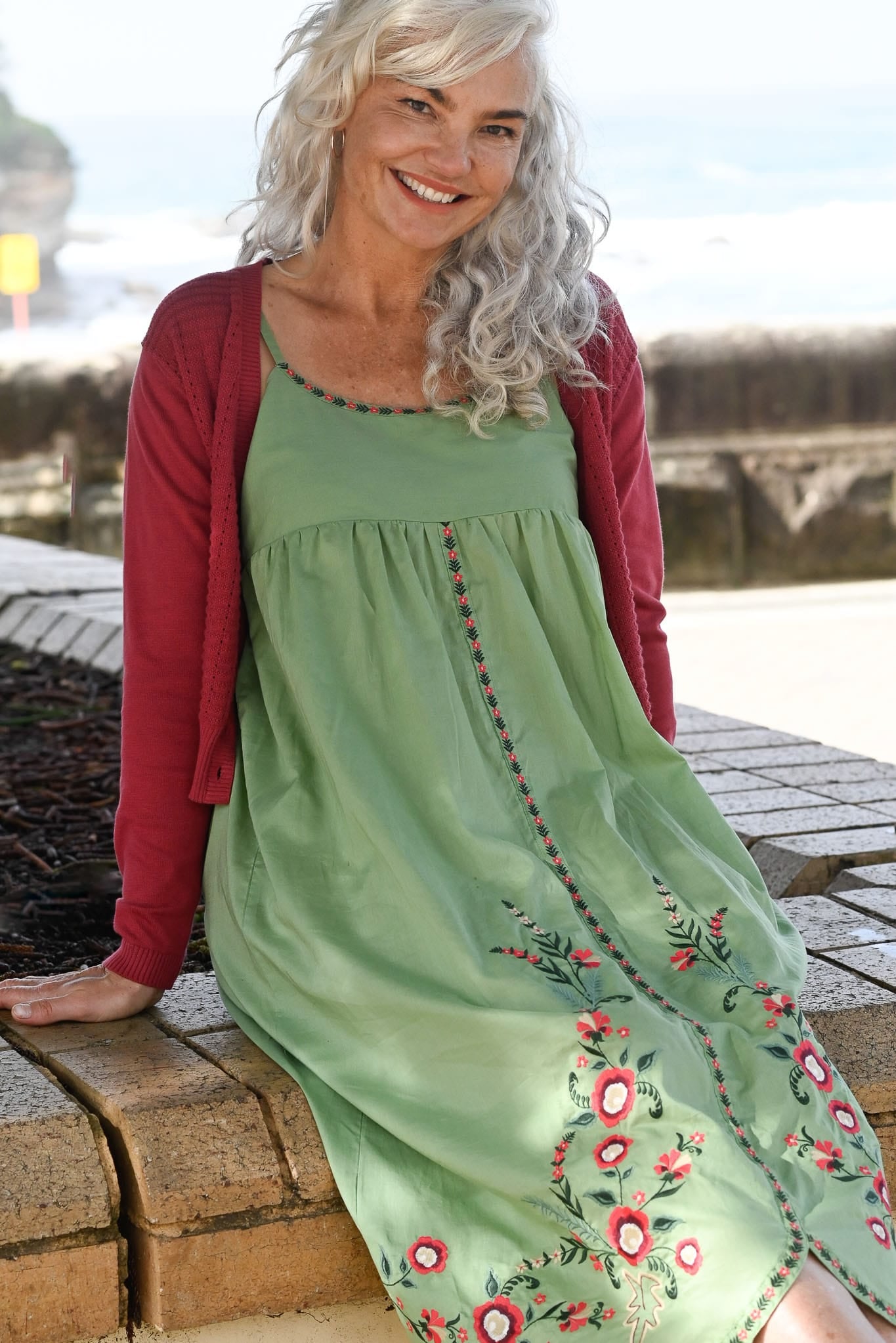 Juliet Dress Mineral Green