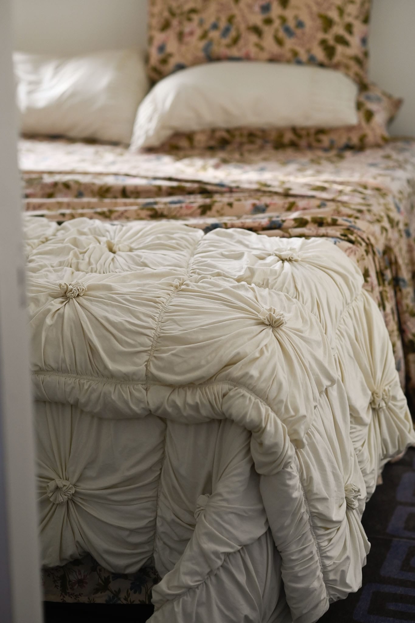 Rosette quilt in Natural *organic cotton