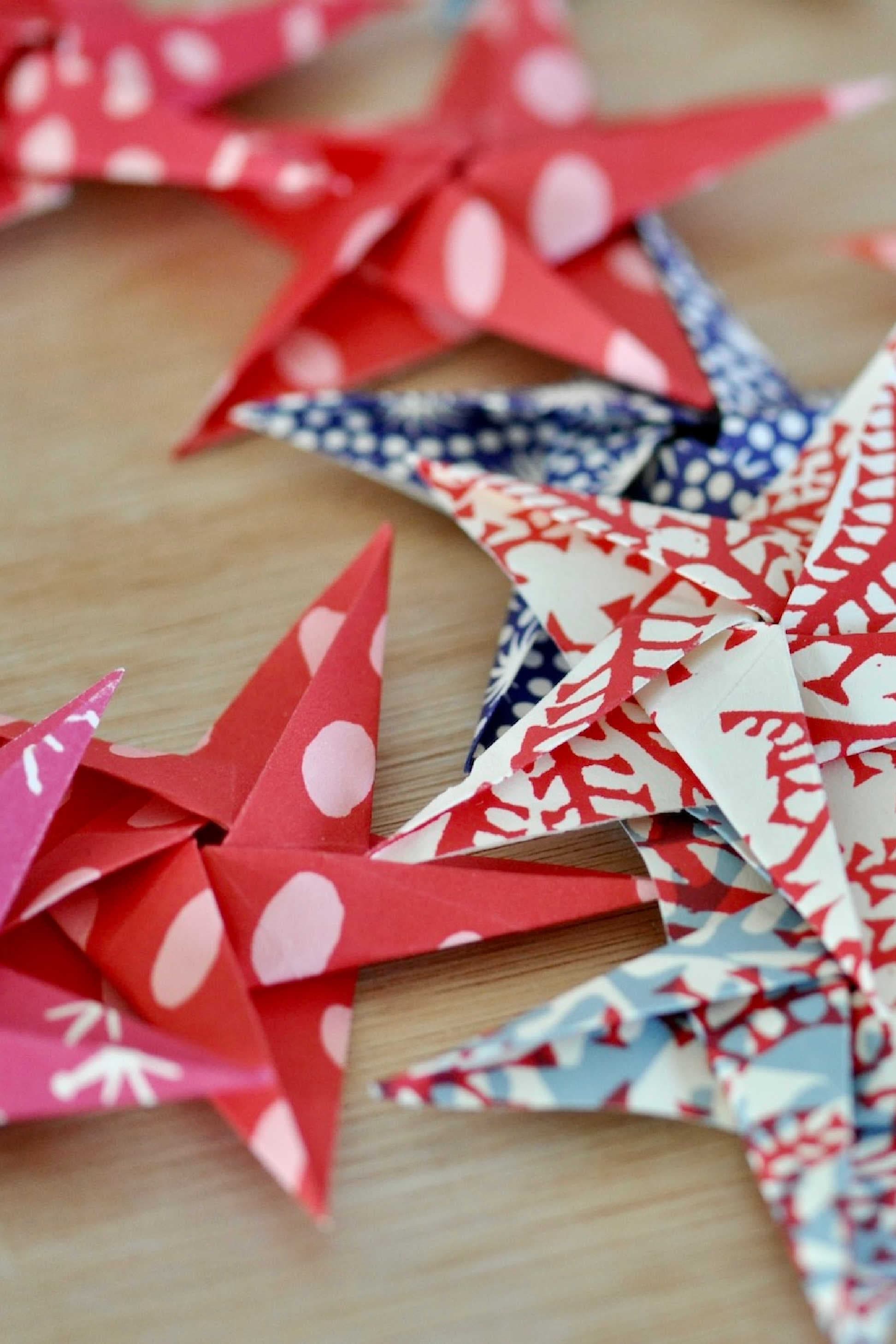 Origami Star Garland Kit