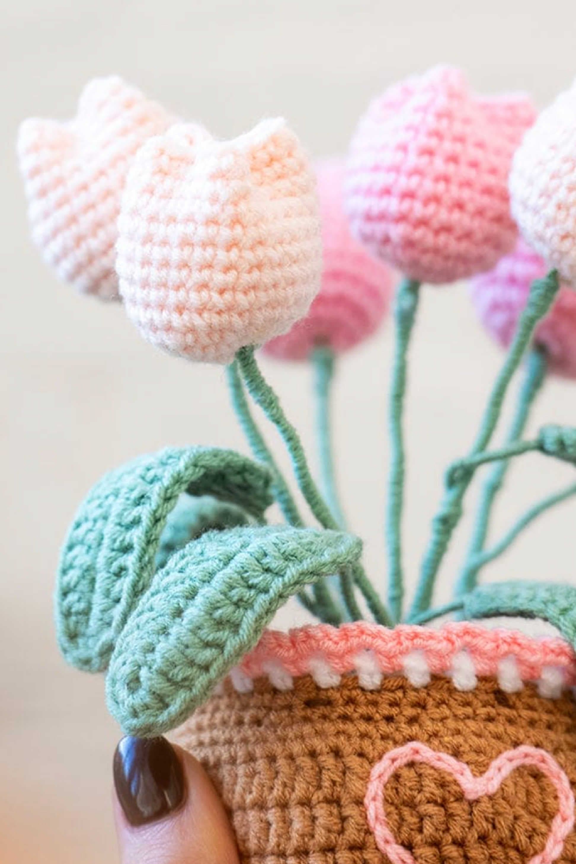 Tulip Pot Beginners Crochet Kit