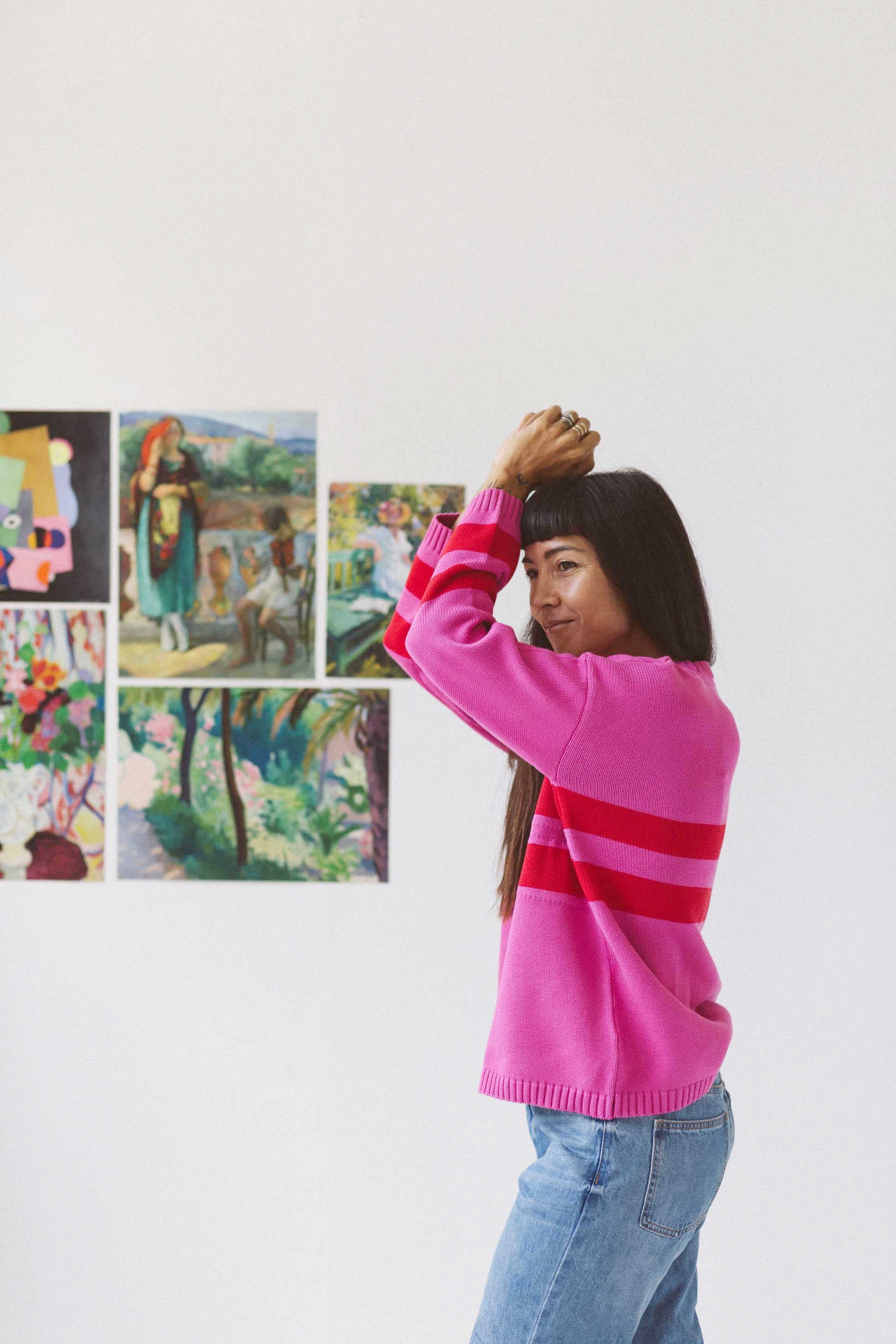 Art Print set - On the balcony