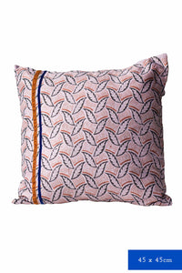 ernating leaf pattern cushion cover