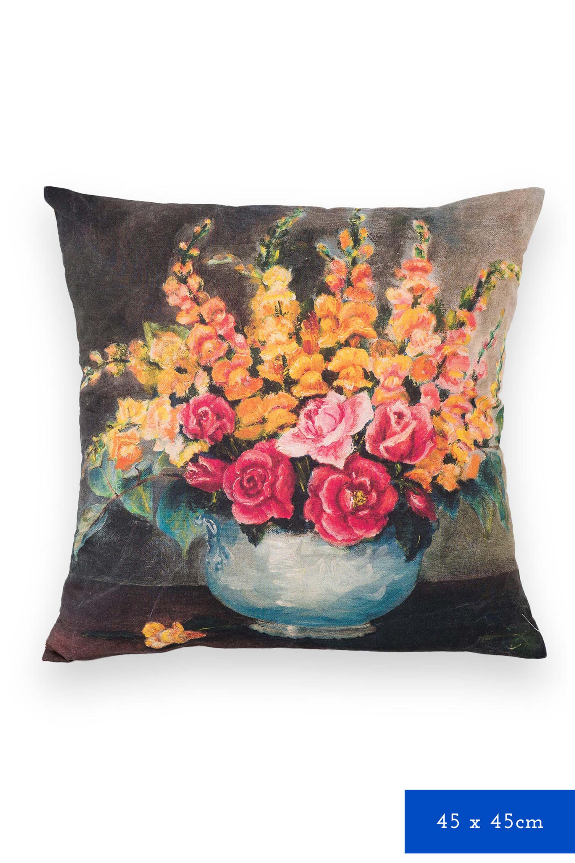 Floral cushion cover *organic cotton