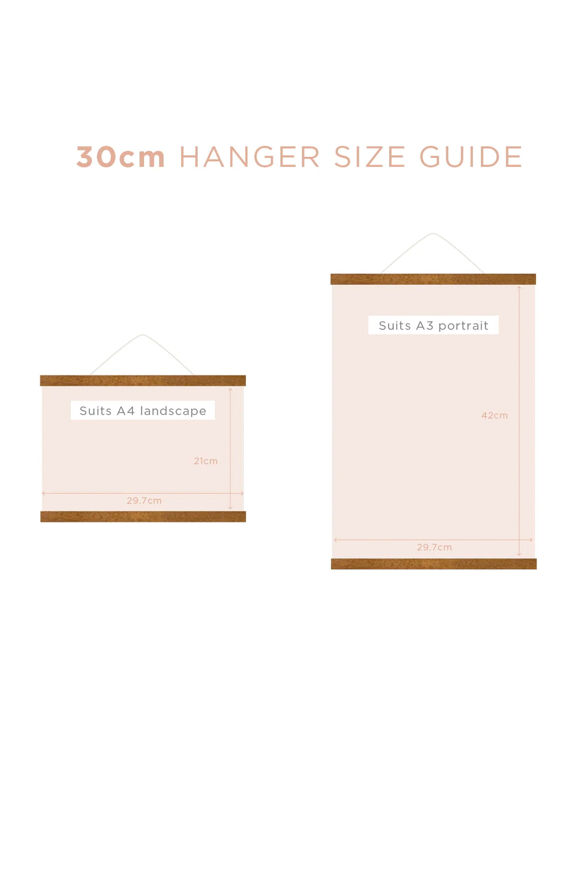 Magnetic Print Hanger 30cm