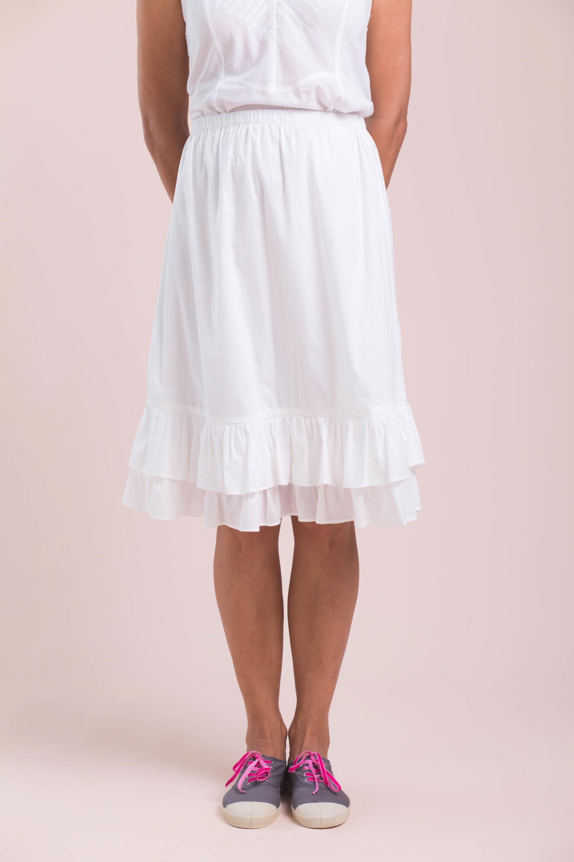 Noelle slip in White *organic cotton