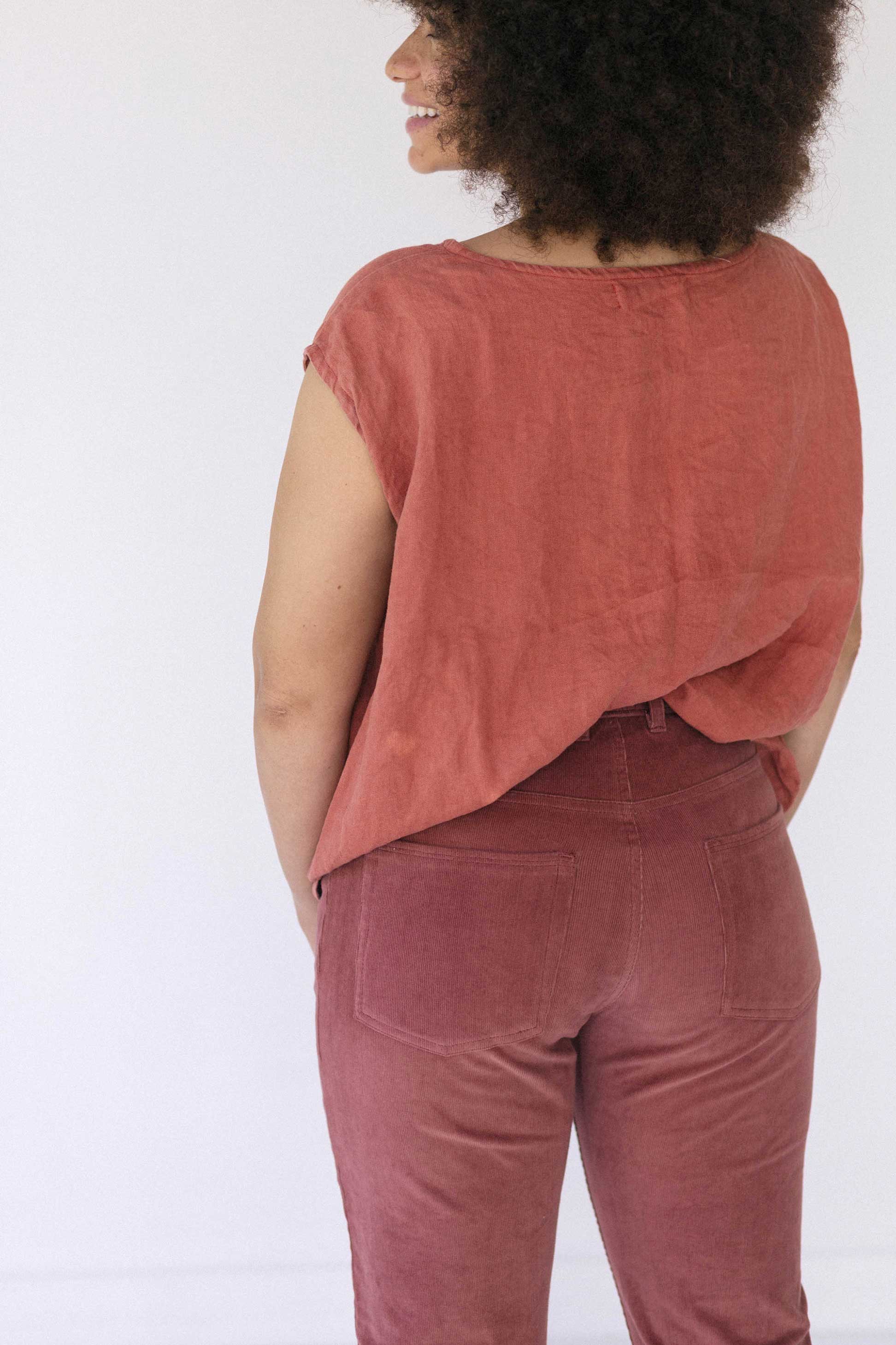 Peggy top in Hummingbird