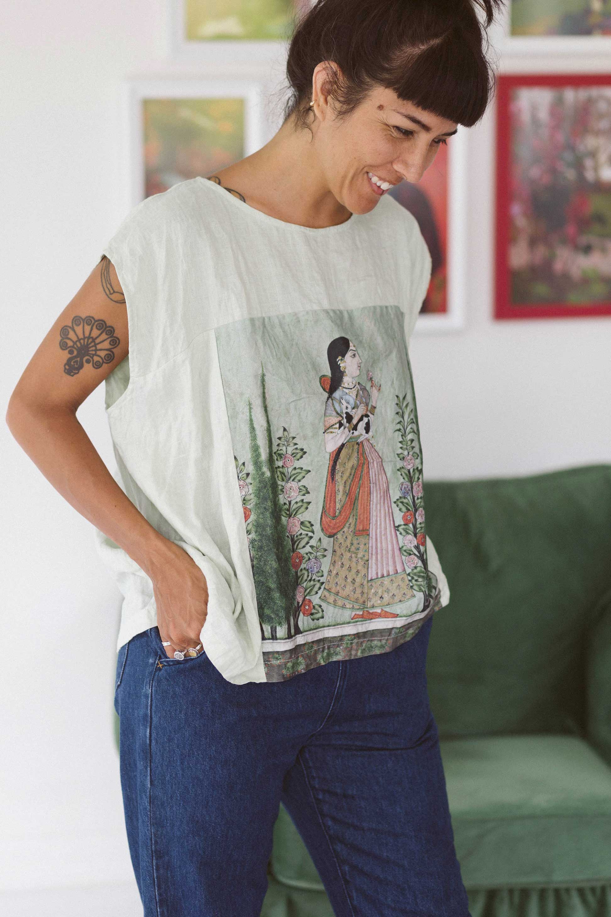 Peggy top in Shanti