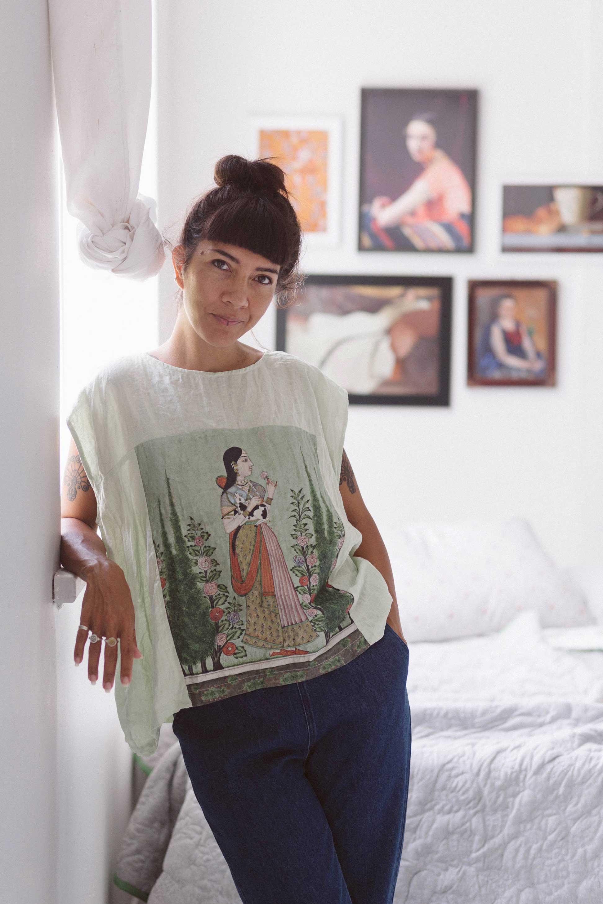 Peggy top in Shanti