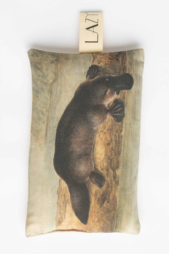 Platypus scented sachet with a platypus image.